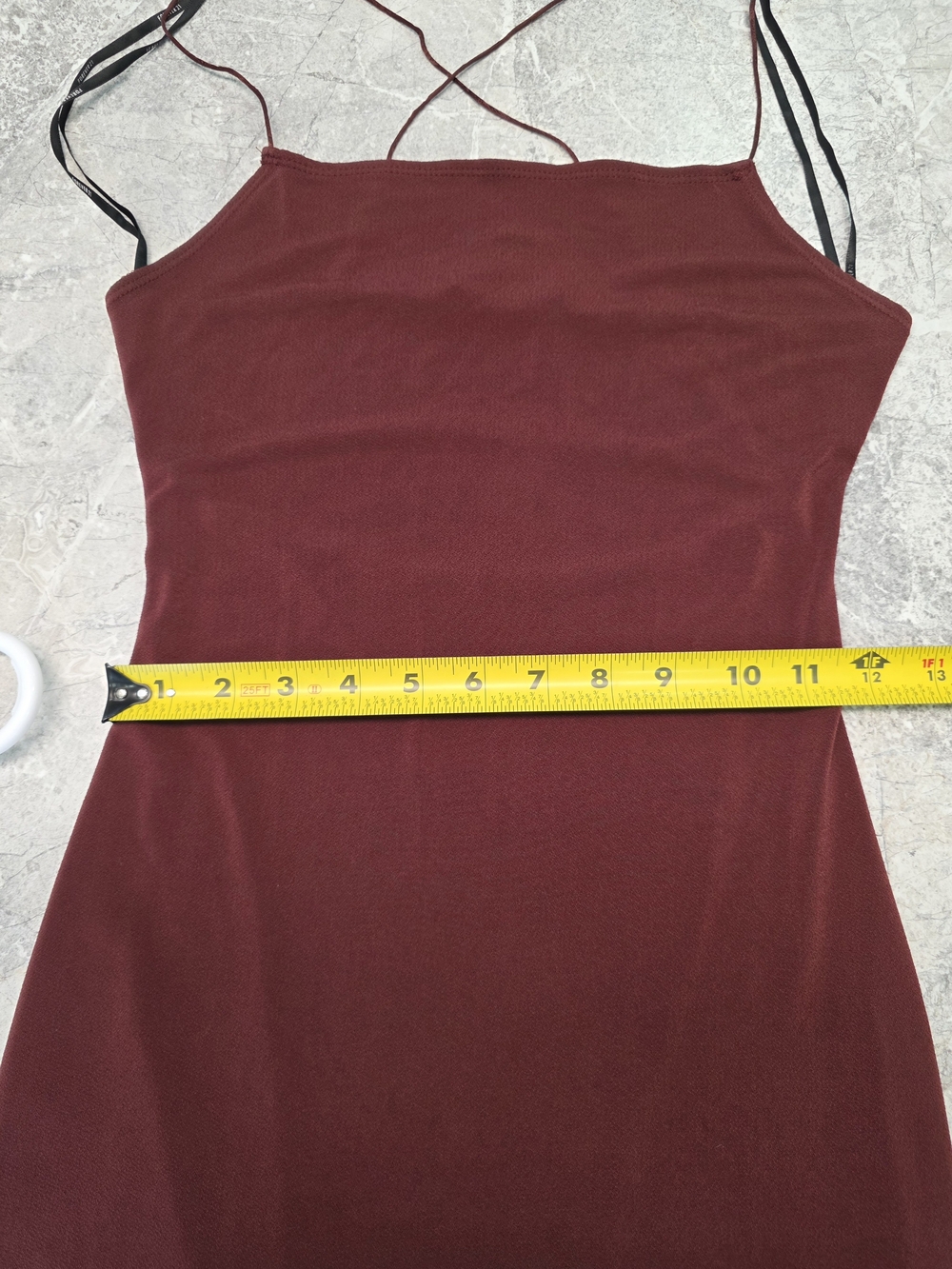 Forever 21 Burgundy Double-Strap Midi Slip Dress - Picture 4 of 6